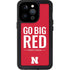 University of Nebraska Go Big Red iPhone 14 Pro Waterproof Case
