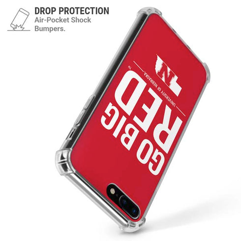 University of Nebraska Go Big Red iPhone 7/8 Plus Clear Case