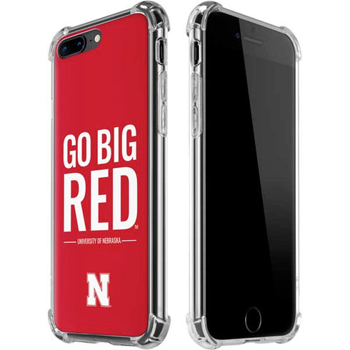 University of Nebraska Go Big Red iPhone 7/8 Plus Clear Case
