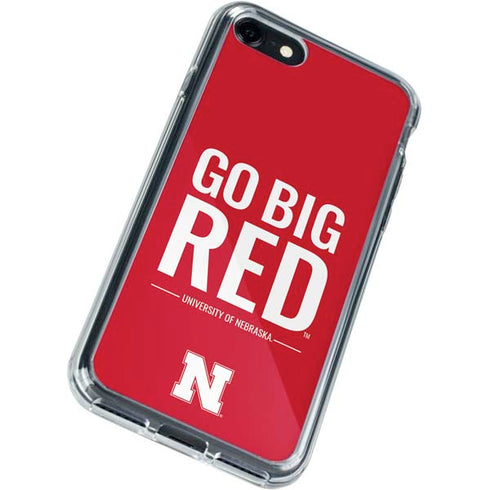 University of Nebraska Go Big Red iPhone SE (2nd & 3rd Gen) Clear Case