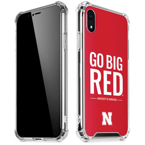 University of Nebraska Go Big Red iPhone XR Clear Case