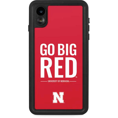 University of Nebraska Go Big Red iPhone XR Waterproof Case