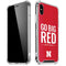 University of Nebraska Go Big Red iPhone XS Max Clear Case