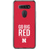 University of Nebraska Go Big Red LG K51/Q51 Clear Case
