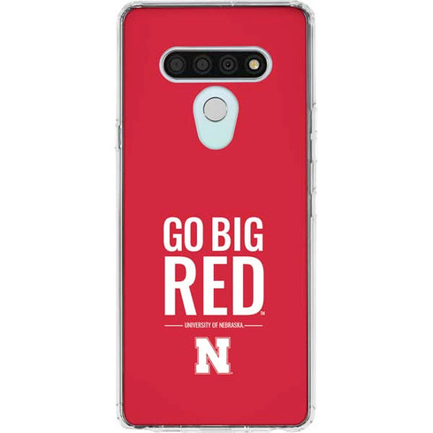 University of Nebraska Go Big Red LG Stylo 6 Clear Case
