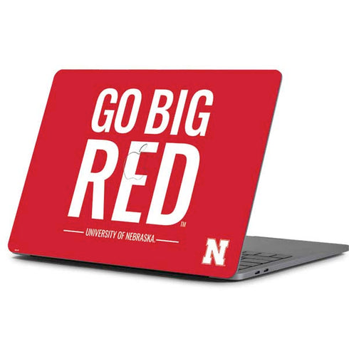 University of Nebraska Go Big Red Apple MacBook Pro 13-inch Skin