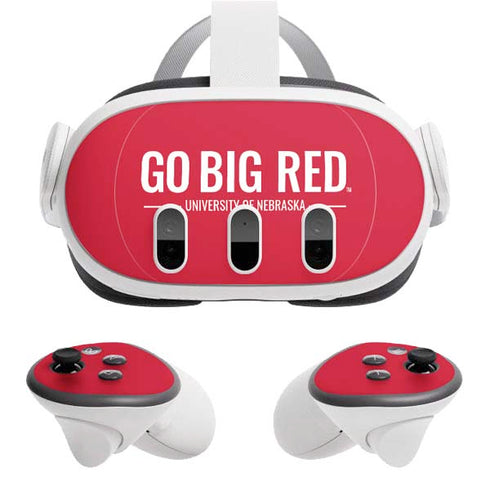 University of Nebraska Go Big Red Meta Quest 3 Skin