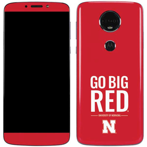 University of Nebraska Go Big Red Moto E5 Plus Skin