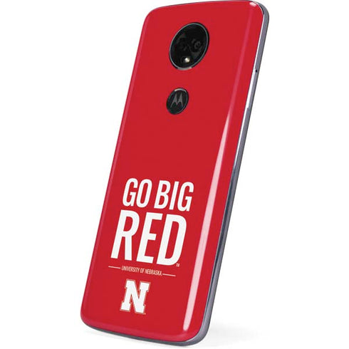 University of Nebraska Go Big Red Moto E5 Plus Skin