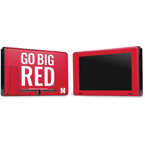 University of Nebraska Go Big Red Nintendo Switch Bundle Skin