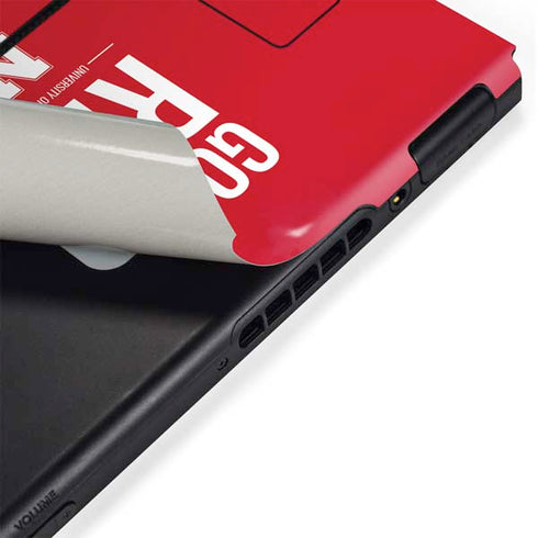 University of Nebraska Go Big Red Nintendo Switch Bundle Skin