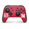 University of Nebraska Go Big Red Nintendo Switch Pro Controller Skin