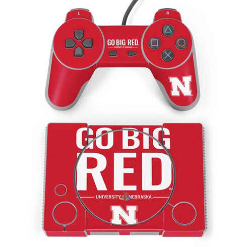 University of Nebraska Go Big Red PlayStation Classic Bundle Skin