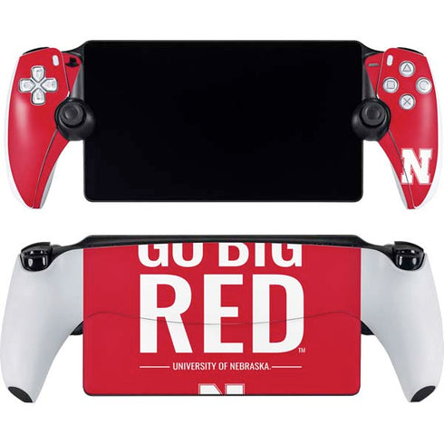 University of Nebraska Go Big Red PlayStation Portal Remote Player Skin