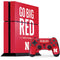 University of Nebraska Go Big Red PS4 Console and Controller Bundle Skin