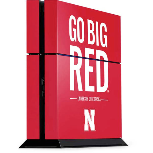 University of Nebraska Go Big Red PS4 Console Skin