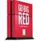 University of Nebraska Go Big Red PS4 Console Skin