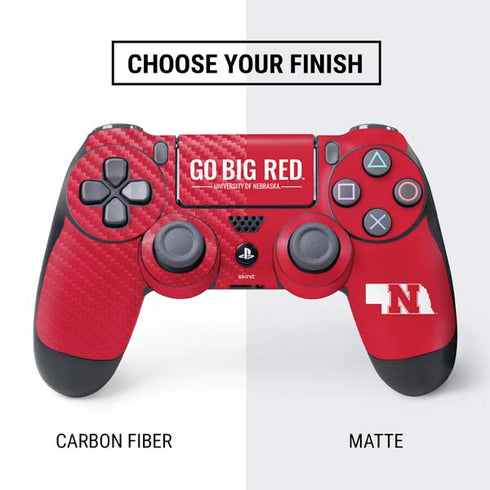 University of Nebraska Go Big Red PS4 Controller Skin