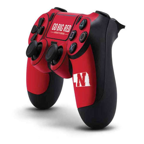 University of Nebraska Go Big Red PS4 Pro/Slim Controller Skin