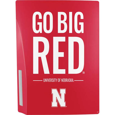 University of Nebraska Go Big Red PS5 Console Skin