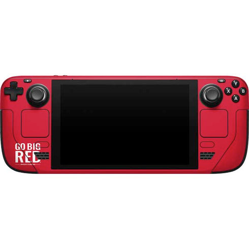 University of Nebraska Go Big Red Steam Deck Handheld Gaming Computer Skin