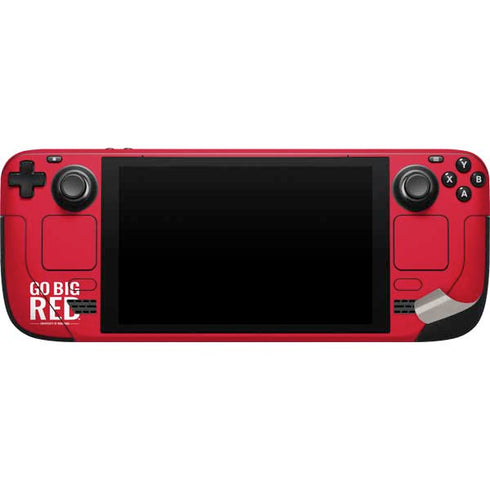 University of Nebraska Go Big Red Steam Deck Handheld Gaming Computer Skin