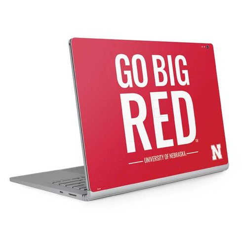 University of Nebraska Go Big Red Surface Book 2 13.5in Skin