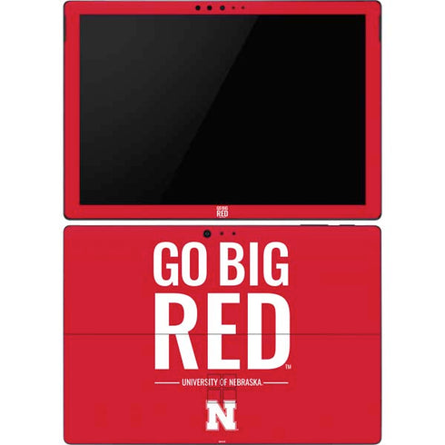 University of Nebraska Go Big Red Surface Pro 6 Skin