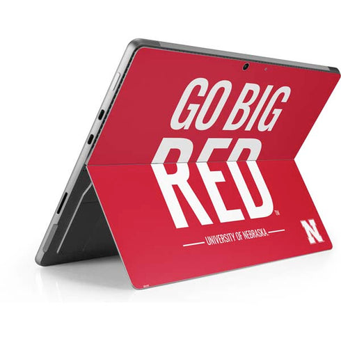 University of Nebraska Go Big Red Surface Pro 8 Skin