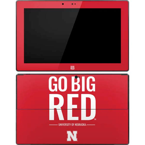 University of Nebraska Go Big Red Surface Pro Tablet Skin