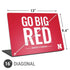University of Nebraska Go Big Red Universal Laptop 16in (13 x 9.4in) Skin