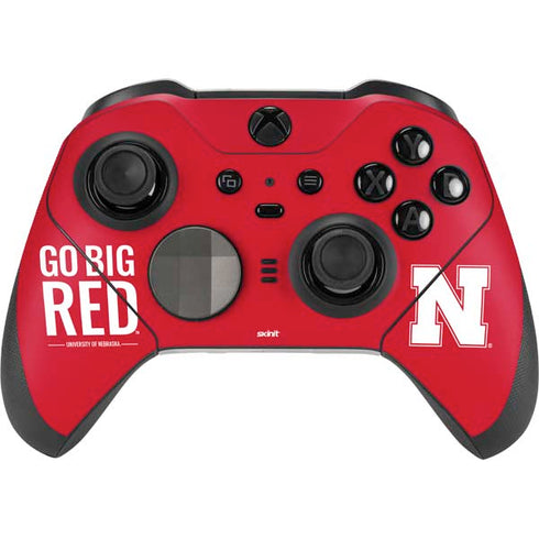 University of Nebraska Go Big Red Xbox Elite Wireless Controller Series 2 Skin