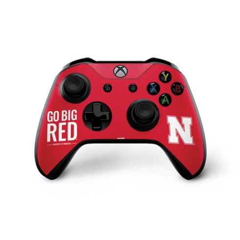 University of Nebraska Go Big Red Xbox One X Controller Skin