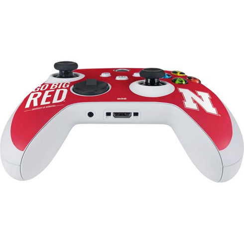 University of Nebraska Go Big Red Xbox Series S Controller Skin