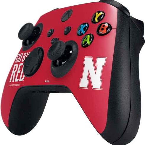 University of Nebraska Go Big Red Xbox Series X Controller Skin