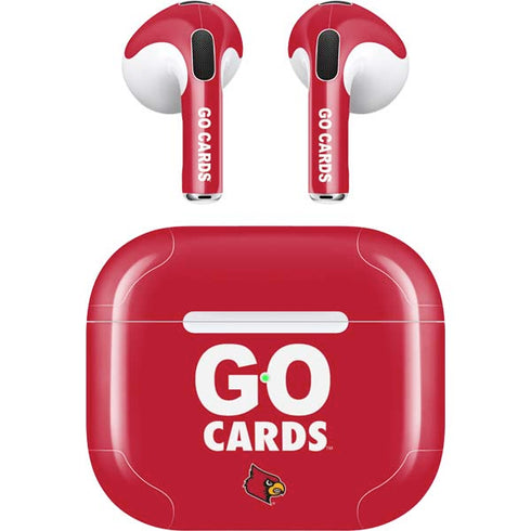 University of Louisville Go Cards Apple AirPods (3rd Gen 2021) Skin