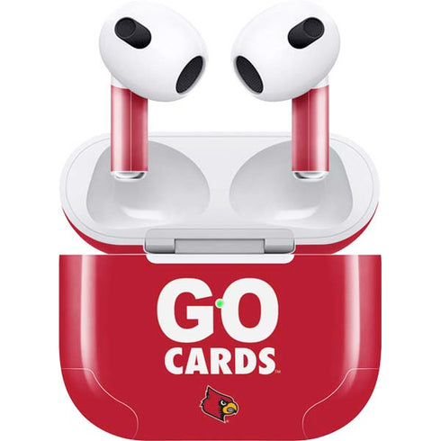 University of Louisville Go Cards Apple AirPods (3rd Gen 2021) Skin