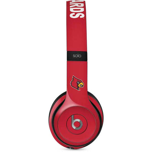 University of Louisville Go Cards Beats Solo 2 Wired Skin