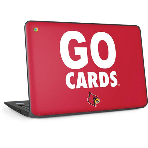 University of Louisville Go Cards HP Chromebook Skin