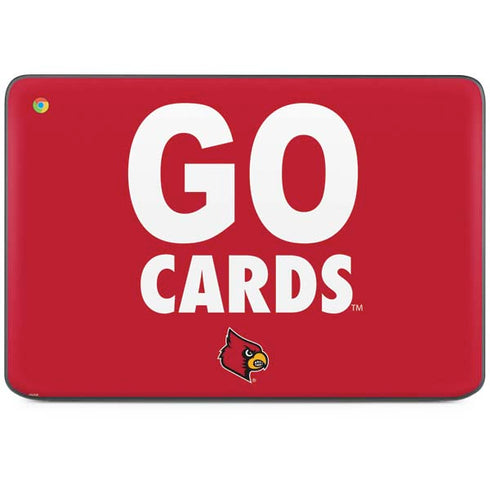 University of Louisville Go Cards HP Chromebook Skin