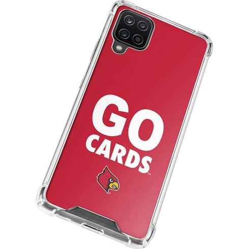 University of Louisville Go Cards Galaxy A12 Clear Case