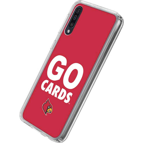 University of Louisville Go Cards Galaxy A50 Clear Case