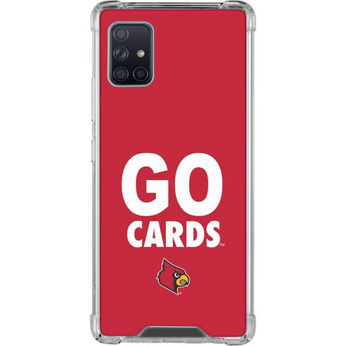 University of Louisville Go Cards Galaxy A51 5G Clear Case