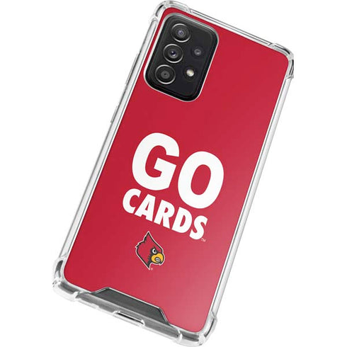 University of Louisville Go Cards Galaxy A52 5G Clear Case