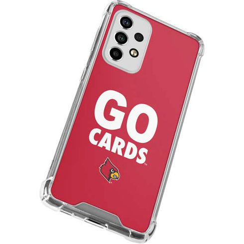 University of Louisville Go Cards Galaxy A53 5G Clear Case