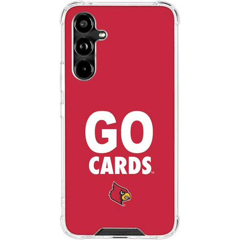University of Louisville Go Cards Galaxy A54 5G Clear Case