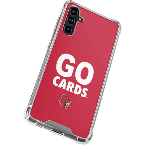 University of Louisville Go Cards Galaxy A54 5G Clear Case