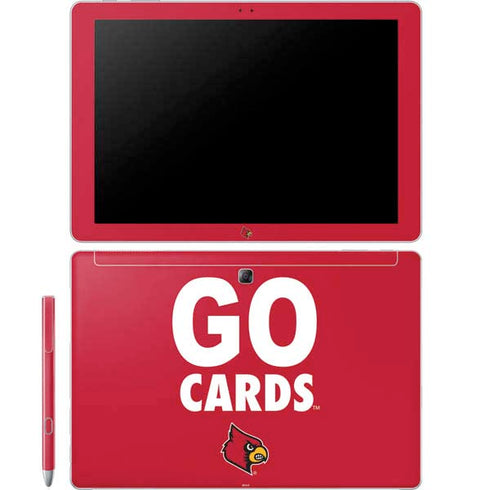 University of Louisville Go Cards Galaxy Book 12in Skin