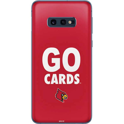University of Louisville Go Cards Galaxy S10e Skin