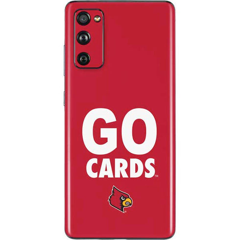 University of Louisville Go Cards Galaxy S20 Fan Edition Skin